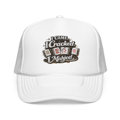 Trucker Hat — I Came, I Cracked, I Mahjed