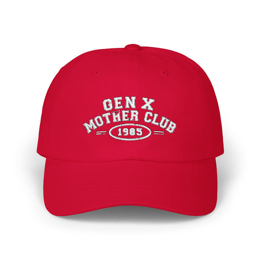 Gen X Mother Club Dad Cap — Vintage '65 Club Embroidered Baseball Hat