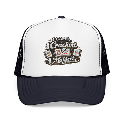 Trucker Hat — I Came, I Cracked, I Mahjed