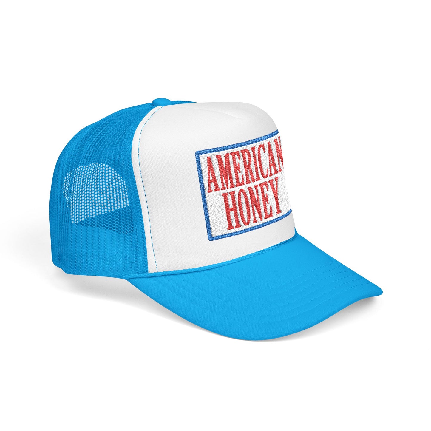 American Honey Trucker Hat - Retro Patriotic Foam Front Cap