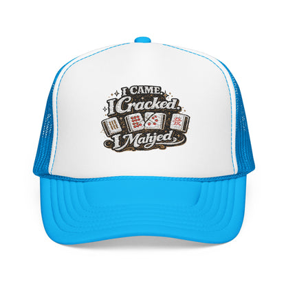 Trucker Hat — I Came, I Cracked, I Mahjed