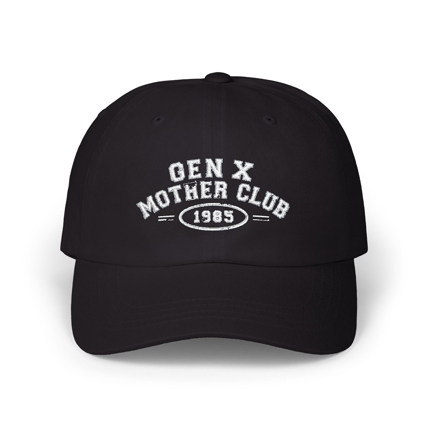 Gen X Mother Club Dad Cap — Vintage '65 Club Embroidered Baseball Hat